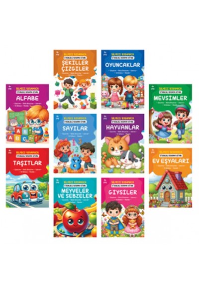 Bilmece Boyamaca (10 Kitap Takım)