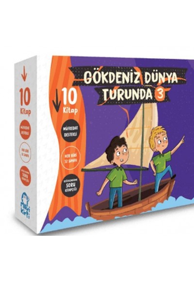 Gökdeniz Dünya Turunda 3 - 2. Sınıf Hikaye Seti (10 Kitap)