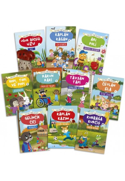 Ayetlerle Dini Değerler Set (10 Kitap)