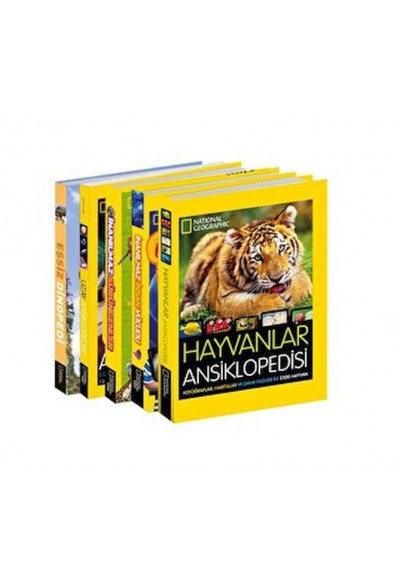 National Geographic Kids Dev Ansiklopedi Seti 5 Kitap Ciltli
