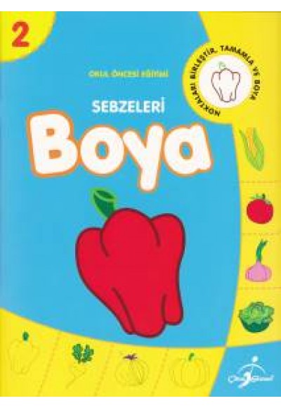Okul Öncesi Eğitimi 2 - Sebzeleri Boya