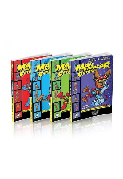 Man Kafalar Çetesi Seti-4 Kitap Takım