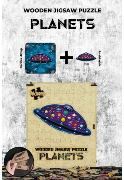Ahşap Puzzle - Planets (97 parça)