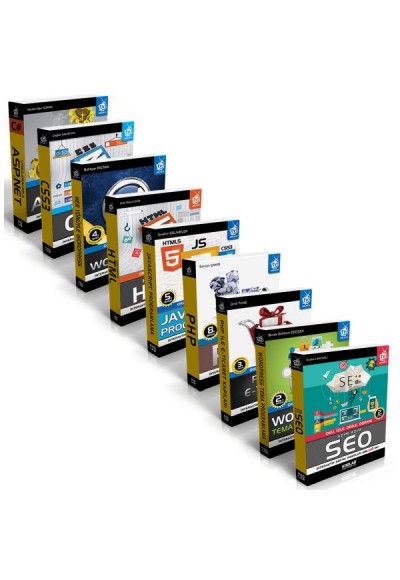 Web Tasarım Seti 2 (9 Kitap)
