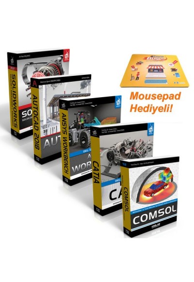 Mühendisler için 3 Boyutlu Tasarım Seti 2 (5 Kitap)