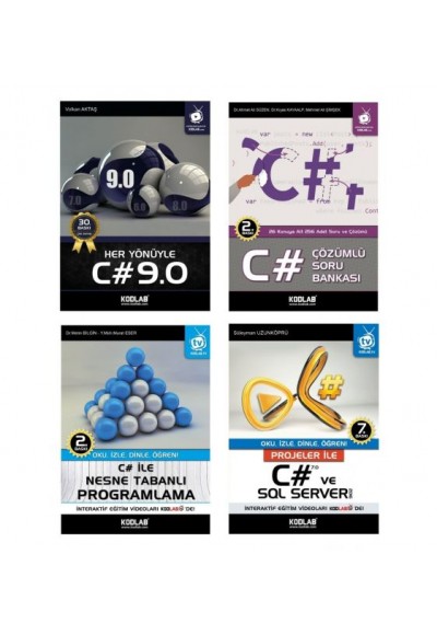 C# Eğitim Seti 2 (4 Kitap Takım)