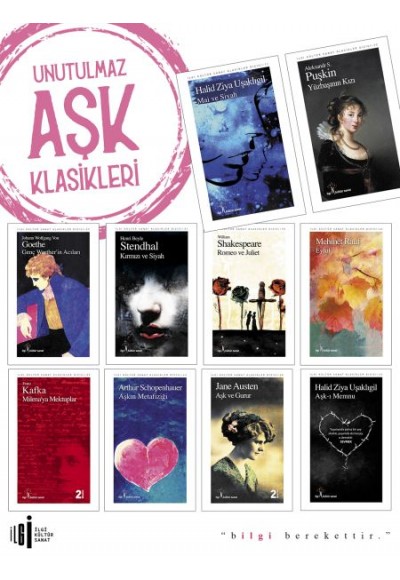 Unutulmaz Aşk Klasikleri Seti (10 Kitap Takım)