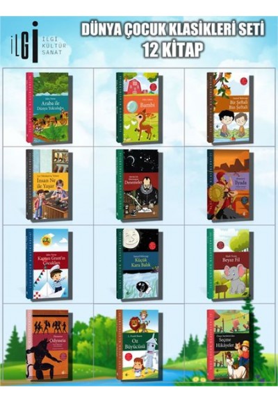 Dünya Çocuk Klasikleri Seti 12 Kitap