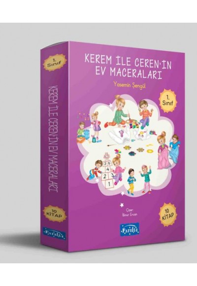 Kerem ile Ceren’in Ev Maceraları 10 Kitap Set