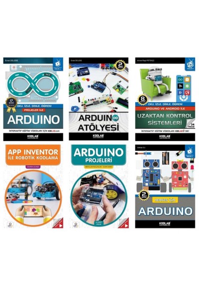 Arduino Programlama Eğitim Seti - 6 Kitap Takım