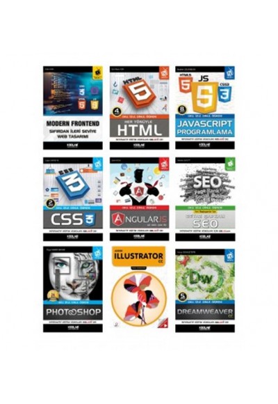 Süper Modern Web Tasarım Seti (9 Kitap Takım)