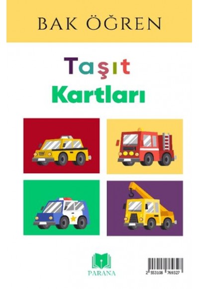 Taşıtlar - Bak Öğren Kartları - İlk Bilgilerim