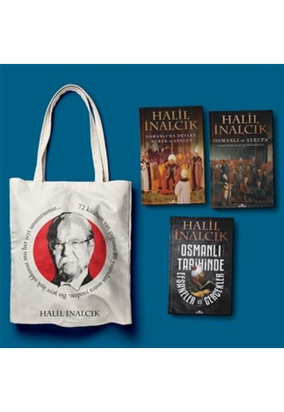 Halil İnalcık Seti 3 Kitap (Bez Çanta Hediyeli)