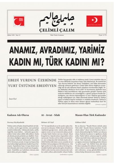 Çelimli Çalım Türk Milliyetçilerinin Mecmuası  Sayı: 12