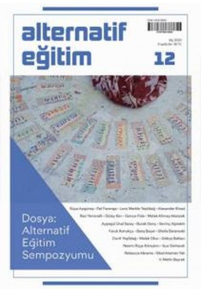 Alternatif Eğitim Dergisi 12 Alternatif Eğitim Sempozyumu