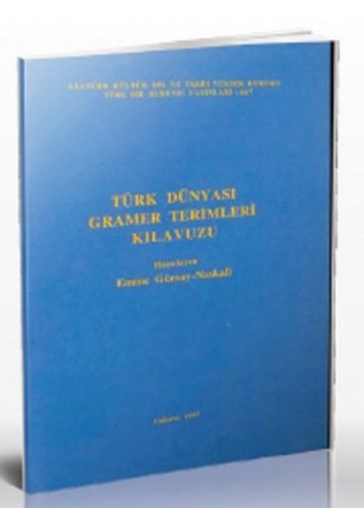 Türk Dünyası Gramer Terimleri Kılavuzu