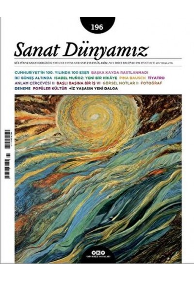 Sanat Dünyamız 196 / Eylül – Ekim 2023