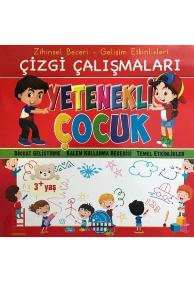 Zihinsel Beceri Gelişim Etkinlikleri Çizgi Çalışmaları Yetenekli Çocuk 3+