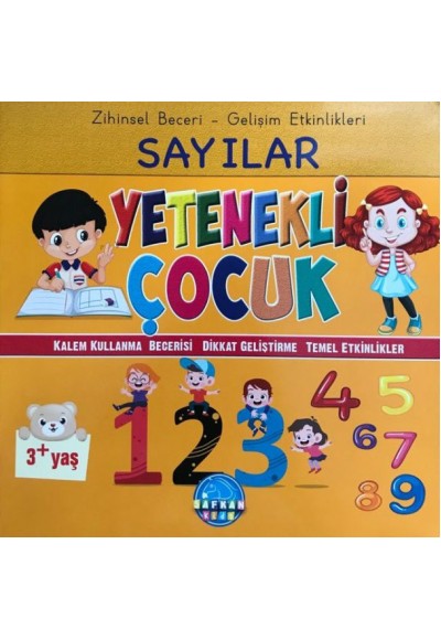 Zihinsel Beceri Gelişim Etkinlikleri Sayılar Yetenekli Çocuk 3+