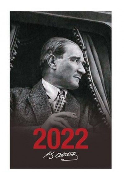 2022 Atatürk Ajandası Ulu Önder - Siyah