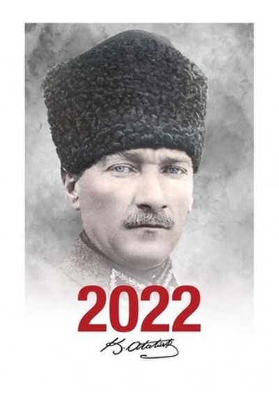2022 Atatürk Ajandası Komutan - Beyaz