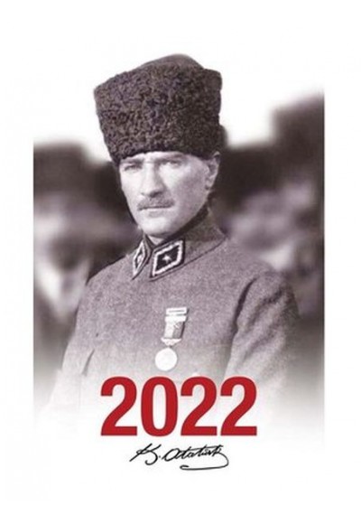 2022 Atatürk Ajandası Madalya - Beyaz