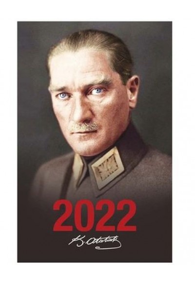 2022 Atatürk Ajandası Önder - Siyah