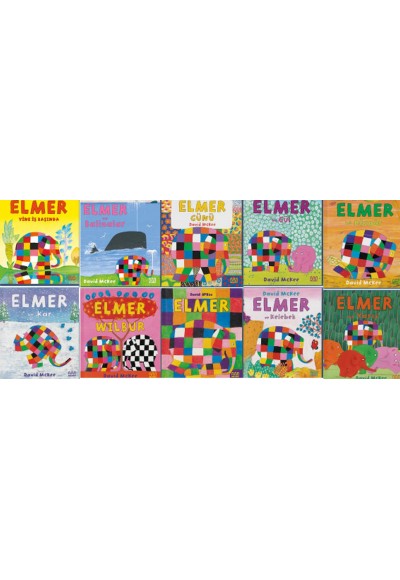 Elmer Serisi (10 Çeşit-50 Kitap)
