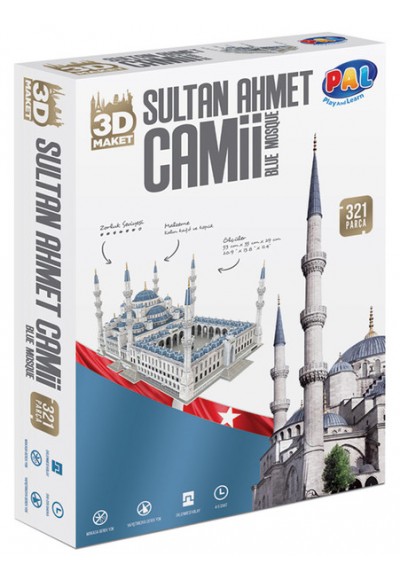 Sultan Ahmet Camii 3D Puzzle 321 Parça
