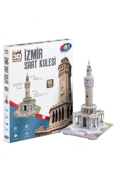 İzmir Saat Kulesi 3D Puzzle