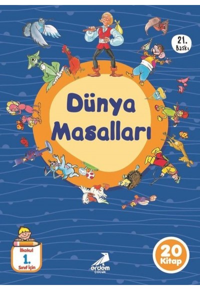 Dünya Masalları - 1.Sınıflar İçin 20 Kitap