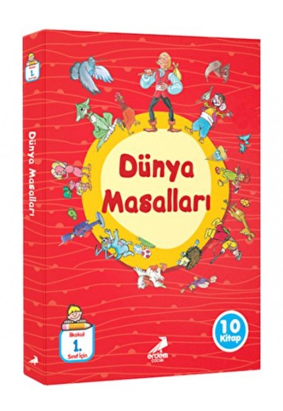 Düz Yazılı Dünya Masalları (10 Kitap Takım)