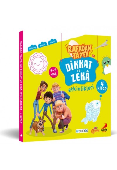 Rafadan Tayfa ile Dikkat ve Zeka Etkinlikleri (4 Kitap Takım)