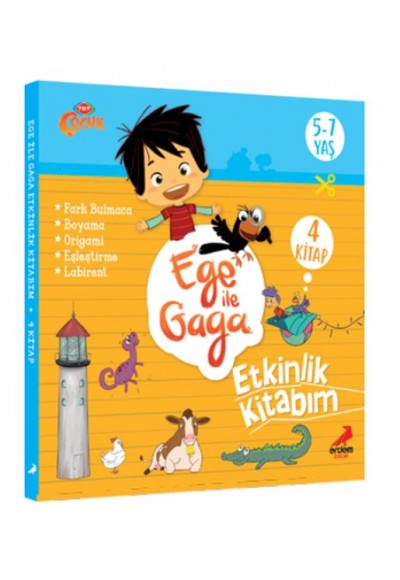 Ege ile Gaga - Etkinlik Kitabım (4 Kitap Takım)