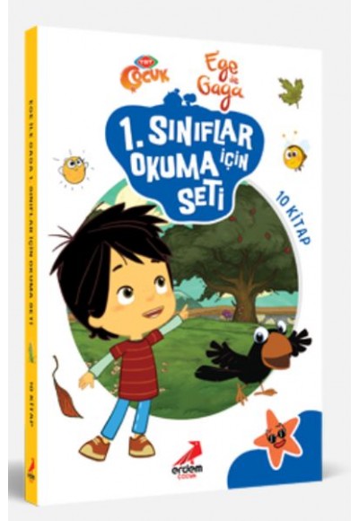 Ege ile Gaga 1. Sınıflar için Okuma Seti (10 Kitap Takım)