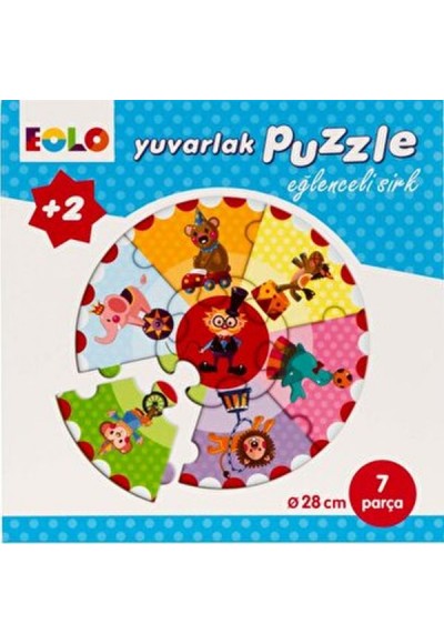 Yuvarlak Puzzle-Eğlenceli Sirk