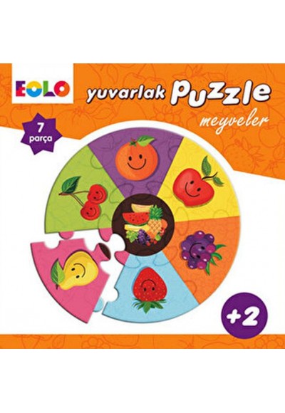 Yuvarlak Puzzle-Meyveler