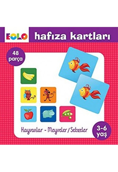 Hafıza Kartları-Hayvanlar - Meyveler&Sebzeler
