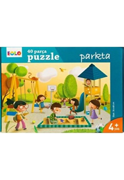Yer Puzzle-40 Parça Puzzle - Parkta