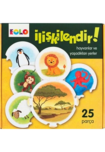 İlişkilendir!-Hayvanlar ve Yaşadıkları Yerler