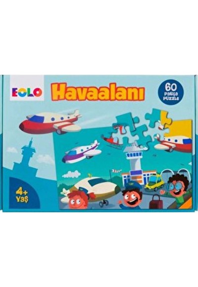 Yer Puzzle-60 Parça Puzzle - Havaalanı