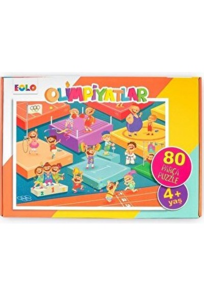 Yer Puzzle-80 Parça Puzzle - Olimpiyatlar