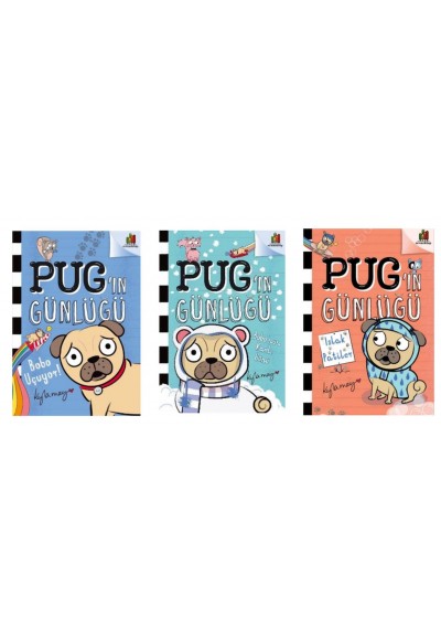 Pug'ın Günlüğü İlk Okuma Kitap Seti (3 Kitap)