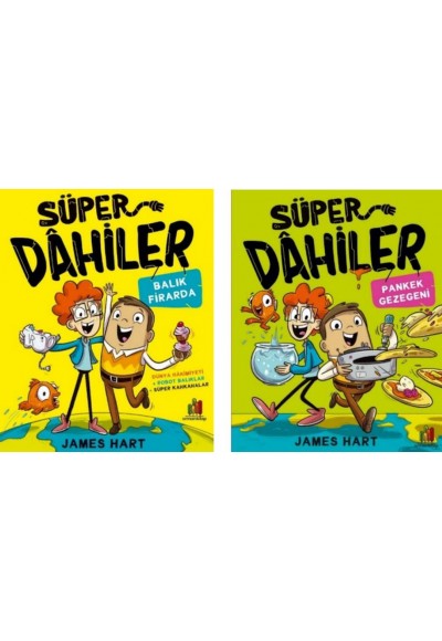 Süper Dahiler Kahkaha Kitap Seti (2 Kitap)