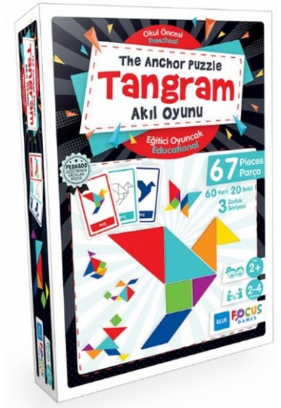 Blue Focus Tangram, Akıl Oyunu - The Anchor Puzzle