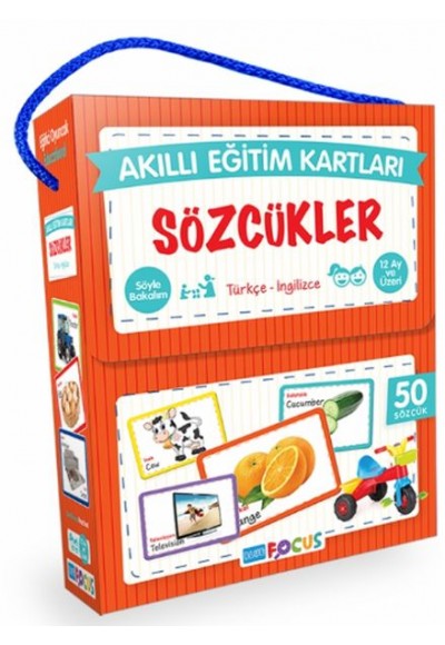 Blue Focus Akıllı Eğitim Kartkarı - Sözcükler