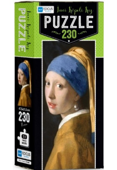 Blue Focus İnci Küpeli Kız - Puzzle 230 Parça
