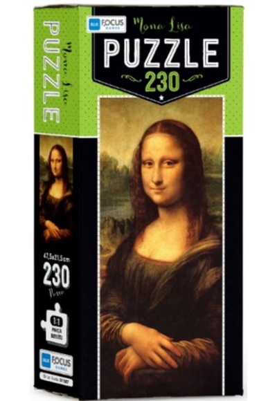 Blue Focus Mona Lisa - Puzzle 230 Parça