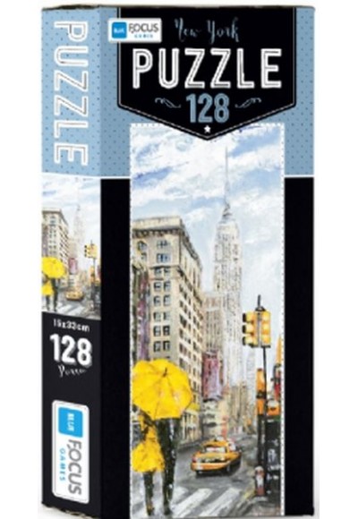 Blue Focus New York - Puzzle 128 Parça