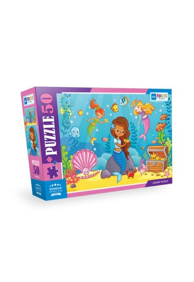 Blue Focus - Mermaid (Deniz Kızı) - Puzzle 50 Parça